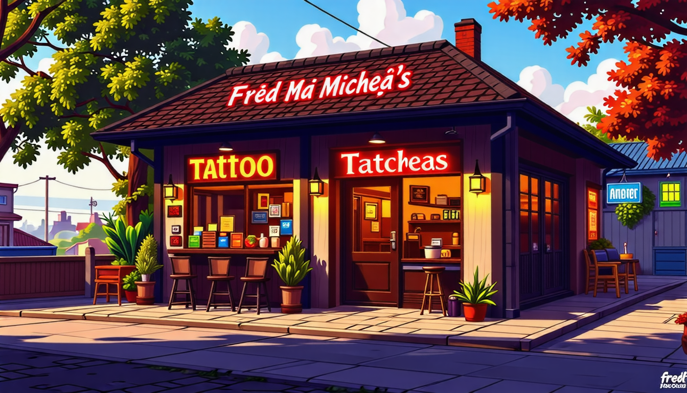 découvrez le salon de tatouage de fred michéa à ploërdut, la nouvelle sensation du village ! spécialiste du tatouage créatif et original, une expérience inoubliable vous y attend.