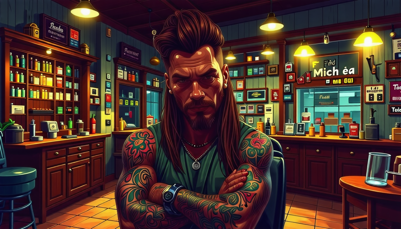 ploërdut : découvrez le salon de tatouage de fred michéa, la nouvelle sensation du village !