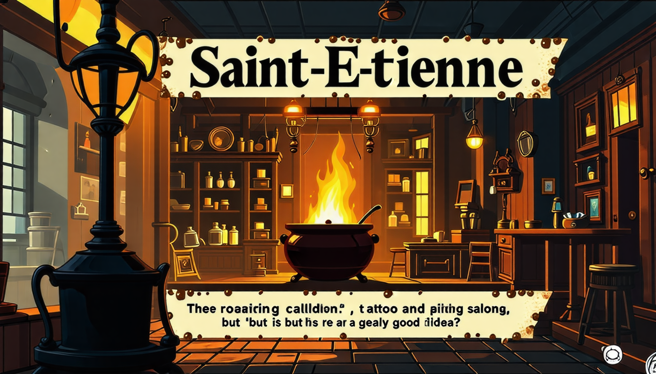 découvrez le chaudron hurlant à saint-étienne, un salon de tatouage et de piercing nouveau et controversé. est-ce une bonne idée ?