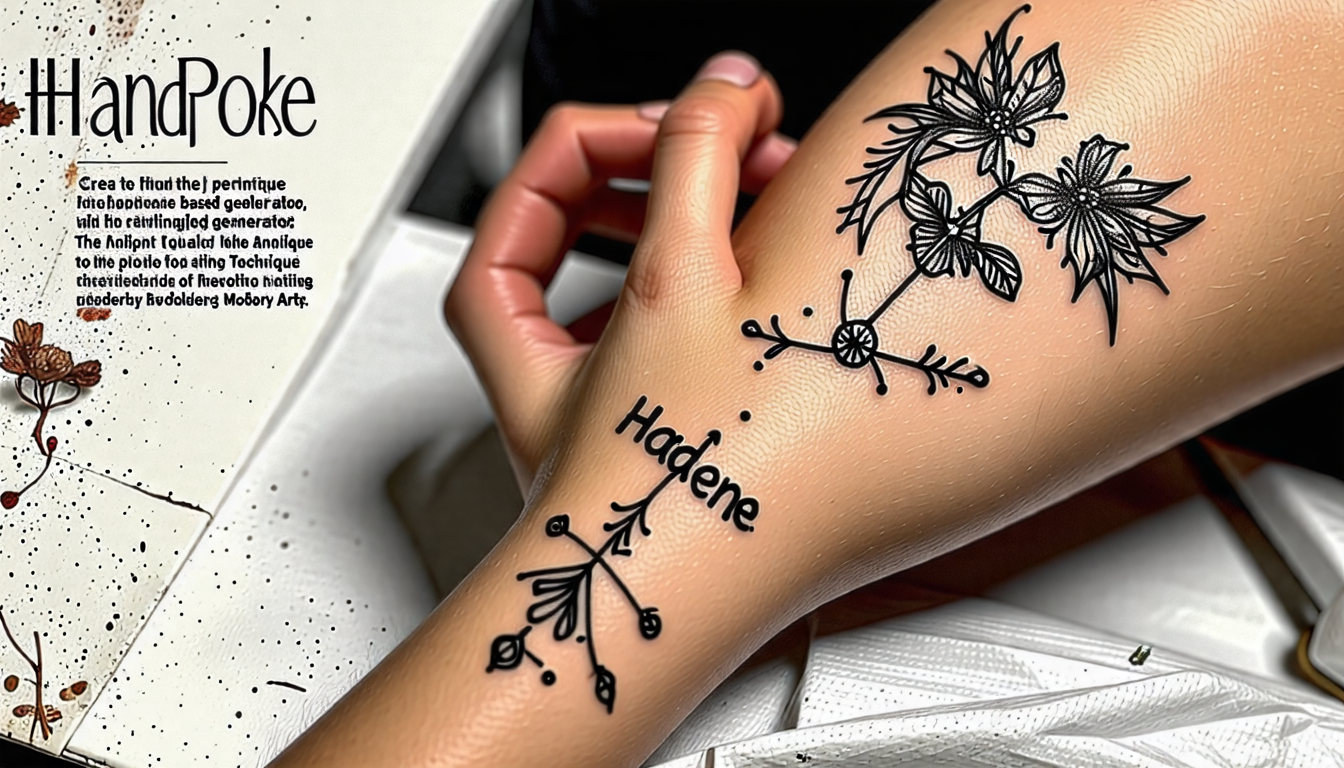 découvrez le tatouage handpoke, une technique ancestrale révolutionnant l'art corporel moderne. apprenez-en plus sur cette méthode traditionnelle et son influence sur la scène contemporaine.